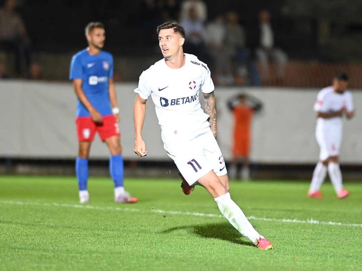 Cum s-a motivat David Miculescu înainte de golul superb din FC Bihor – FCSB 0-2: „Știm cum sunt meciurile de Cupă, Craiova a făcut egal cu Tunari”
