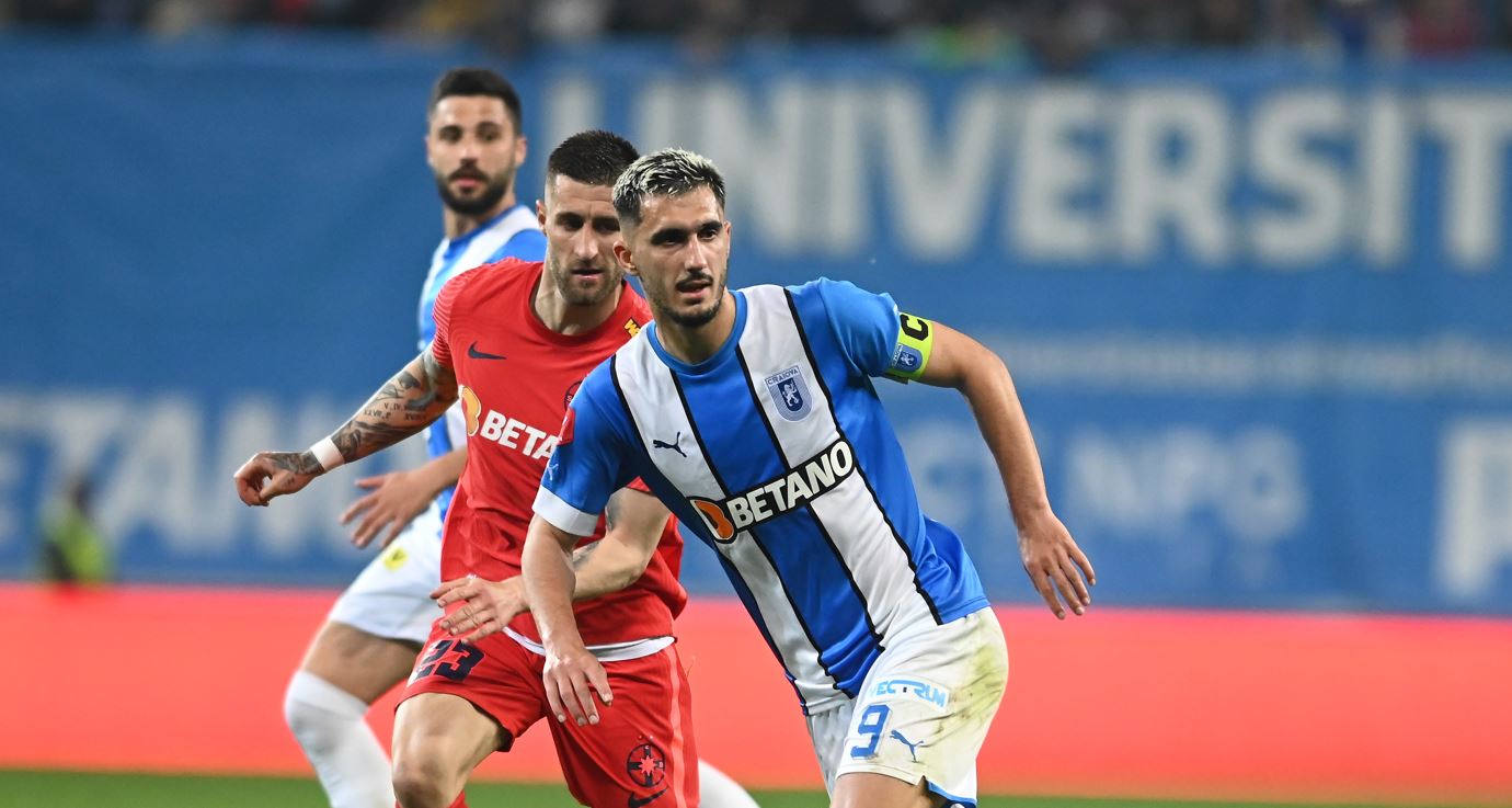 FCSB – Universitatea Craiova 1-0, Live Video Online, în runda a 8-a din Superliga. Olaru înscrie din pasa lui Tavi Popescu. Gafă în defensiva oltenilor