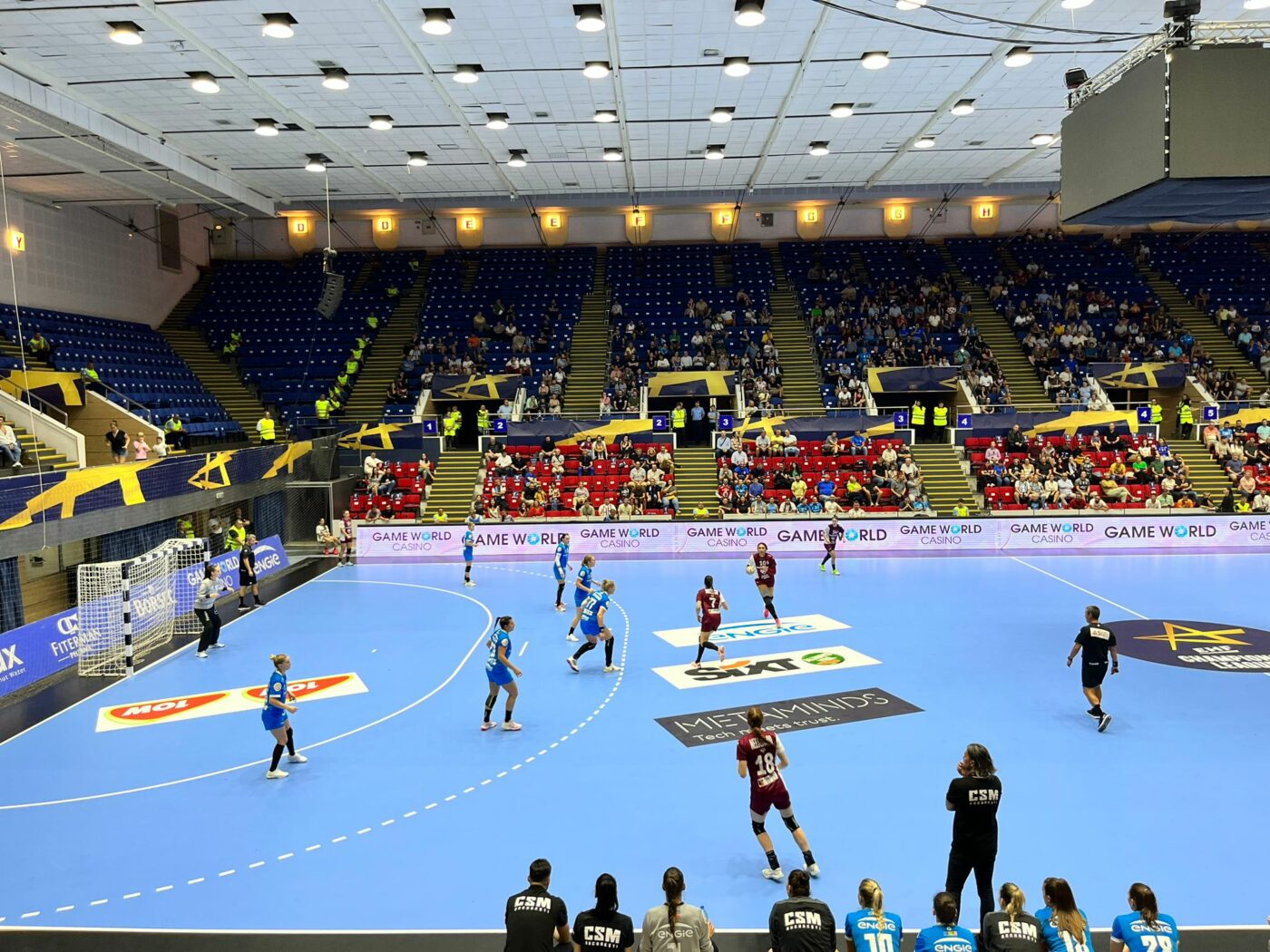 Rapid, aproape de o surpriză în derby-ul cu CSM București! Campioana s-a desprins în ultimele minute în derby-ul Ligii Naționale