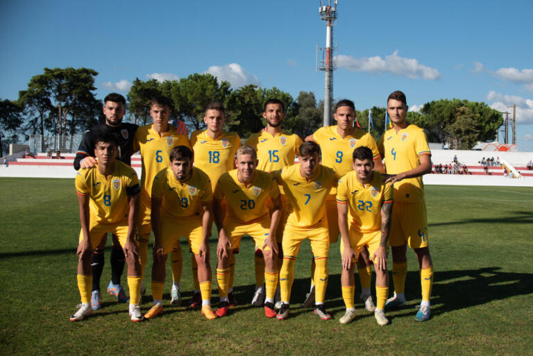 România U20, înfrângere cu Portugalia în cadrul Elite League U20! „Tricolorii” mici au pierdut meciul în minutul 90+8