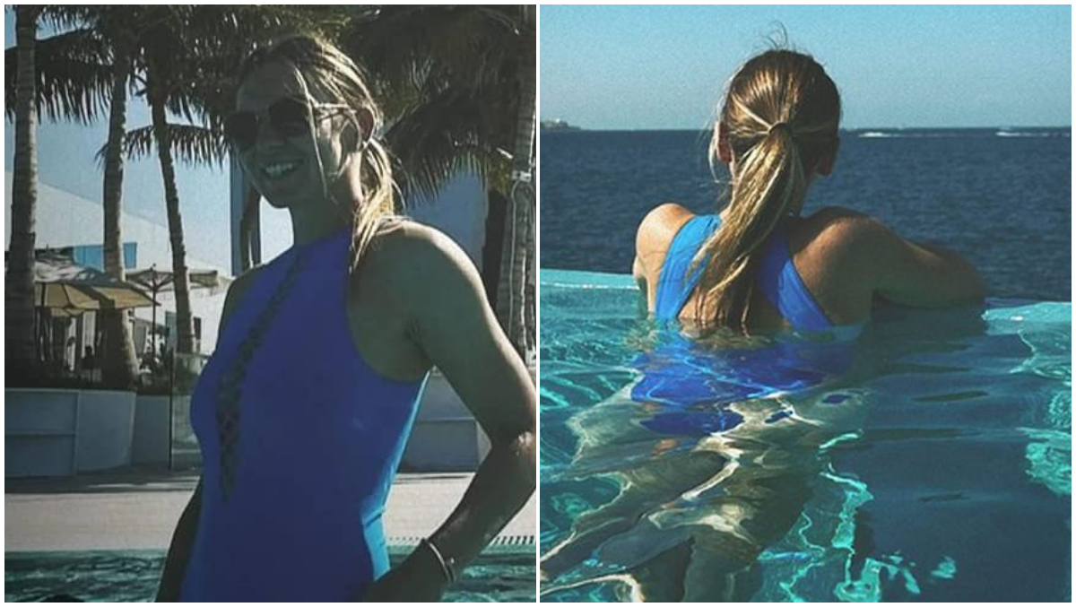 Simona Halep, show la piscină cu bărbatul pe care l-a numit „partener de antrenament!” Cei doi și-au facut apropouri târziu în noapte: „Ar trebui să…” | VIDEO