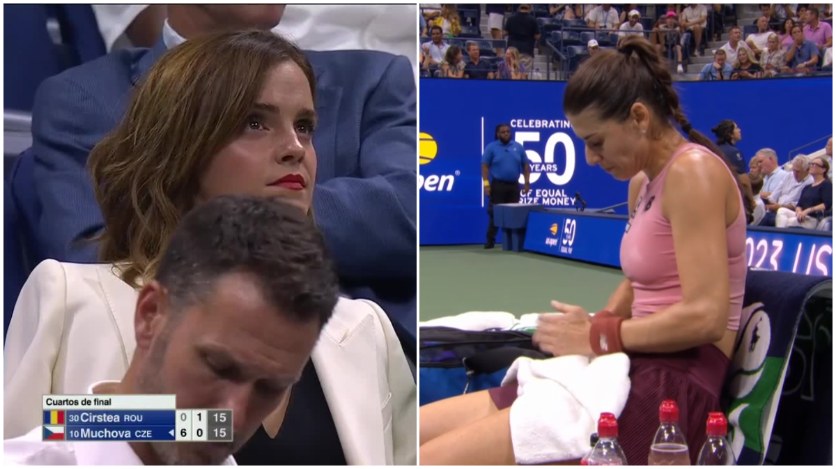 Ironii incredibile după ce Karolina Muchova a dat de pământ cu Sorana Cîrstea la US Open: „Se uită Emma Watson la tine și mănânci bătaie cu 6-0!” Cum au poreclit-o criticii pe româncă