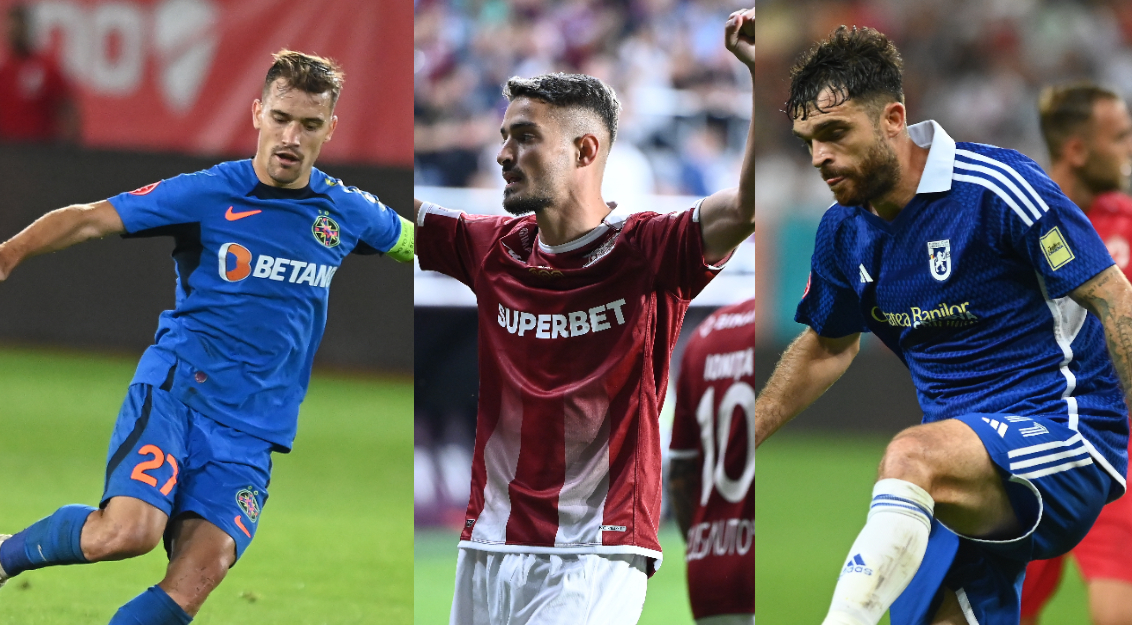 Top cei mai buni jucători din Superliga după primele 10 etape. Olaru și Chițu conduc clasamentul marcatorilor! Jucătorul pe care a pariat Gică Hagi nu l-a dezamăgit pe „Rege”, iar fotbalistul dat afară de Gigi e printre cei buni pasatori