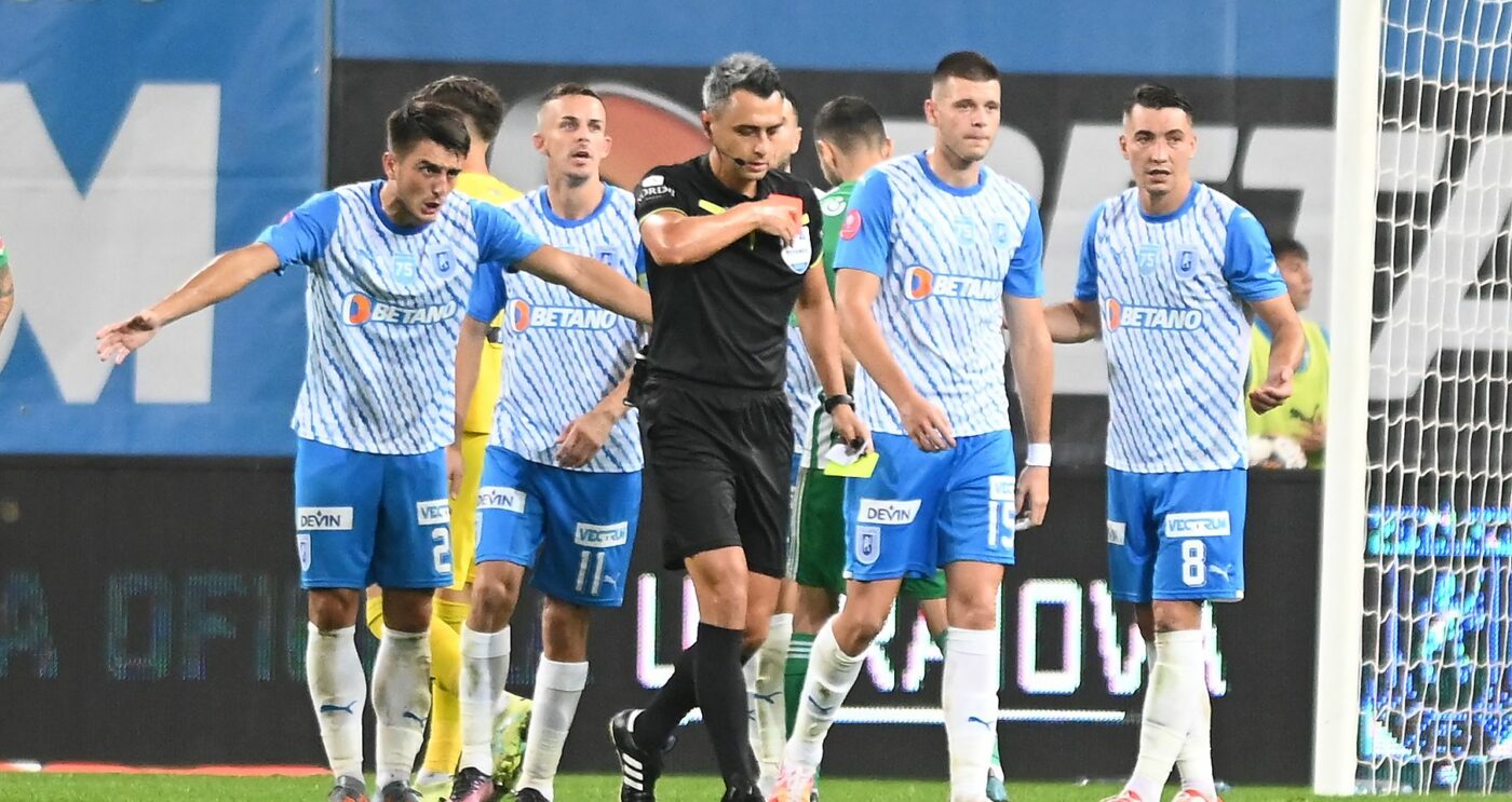 Vassaras distruge cei mai buni arbitri români! După Kovacs și Colțescu, grecul îl pune la zid şi pe Feşnic, după ce a dat cartonaș roșu incorect: „Nu e ocazie evidentă de gol” | VIDEO