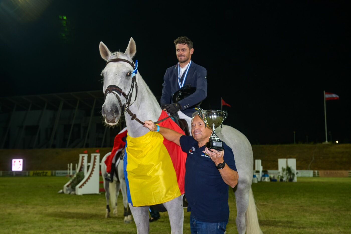 Costel Cojocariu, cu calul Huracan, a făcut performanță la Balcaniada de la Atena: „Aș fi putut mai mult!” | FOTO