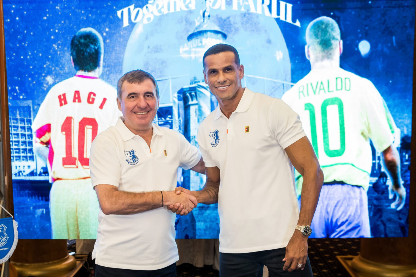 „Transferul” lui Rivaldo la Farul Constanța, o lovitură de imagine imensă pentru Gică Hagi: „Se va vorbi foarte mult în Spania! E special”
