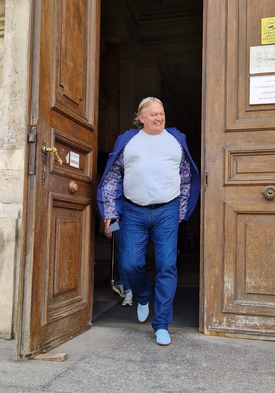 Dănuț Lupu, luni, la ieșirea de la Curtea de Apel 