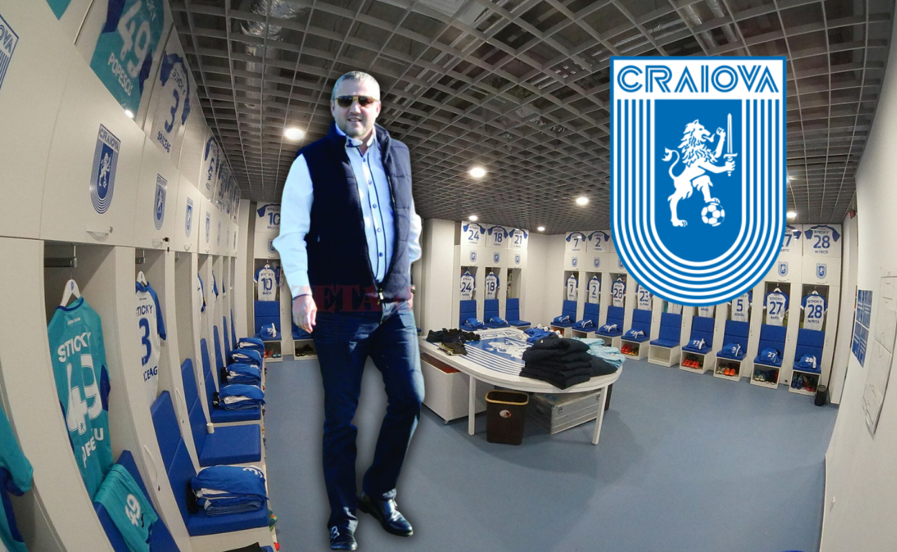 Mihai Rotaru a făcut prăpăd în vestiarul Universităţii Craiova, la finalul partidei de la Cluj! I-a desființat pe jucători | EXCLUSIV