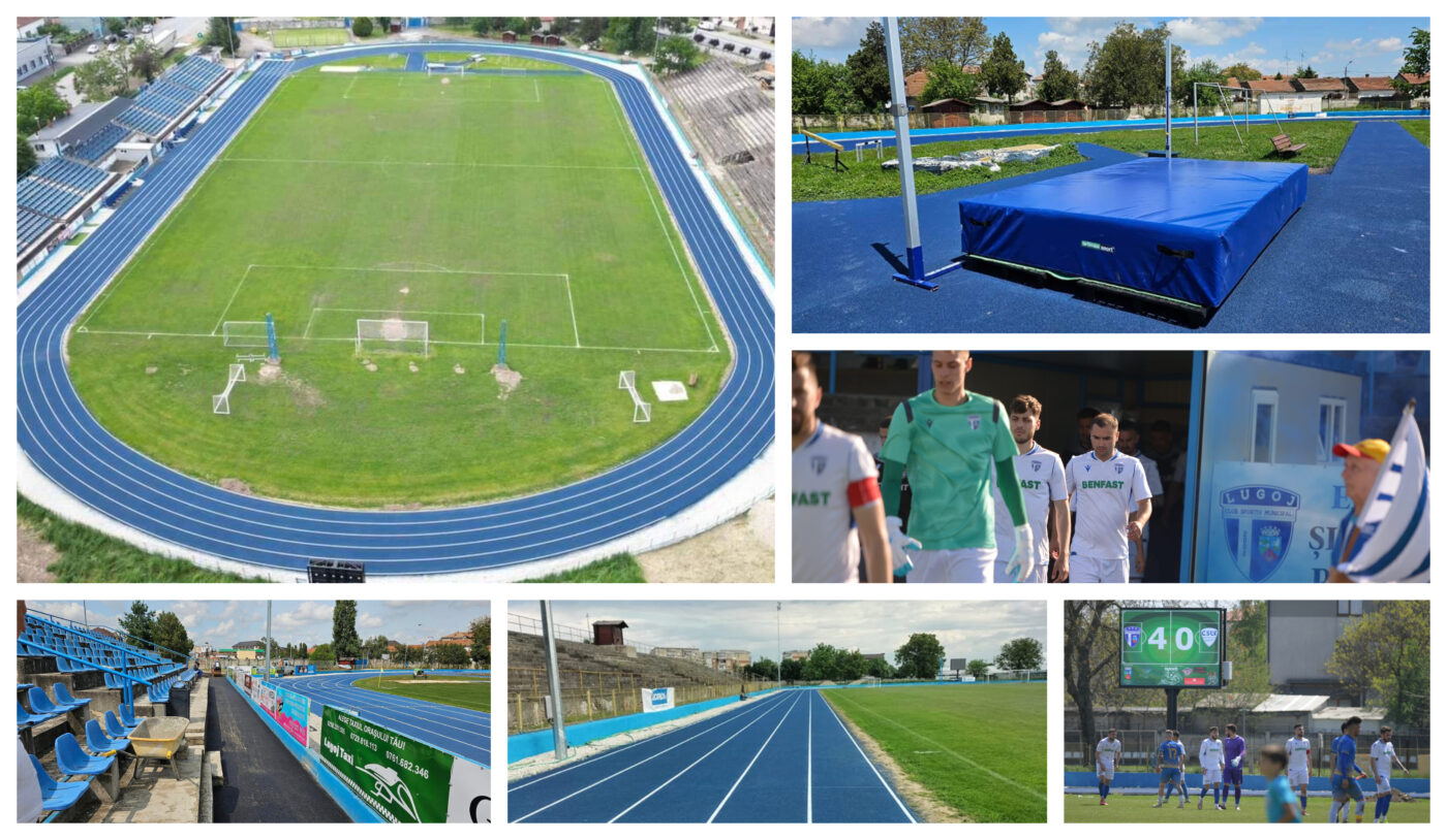 Se poate și fără a sta la mila CNI! Stadionul vechi de peste un secol din Lugoj se modernizează cu resurse locale: ”Vrem să-l aducem la nivel de Liga 1. O așteptăm aici pe Poli”