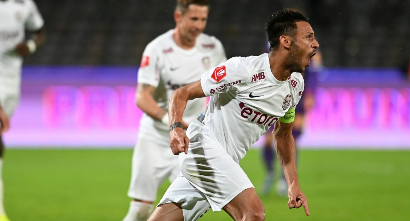 CFR Cluj i-a liniștit repede pe olteni! Mario Camora înscrie rapid în meciul cu FC U Craiova | VIDEO