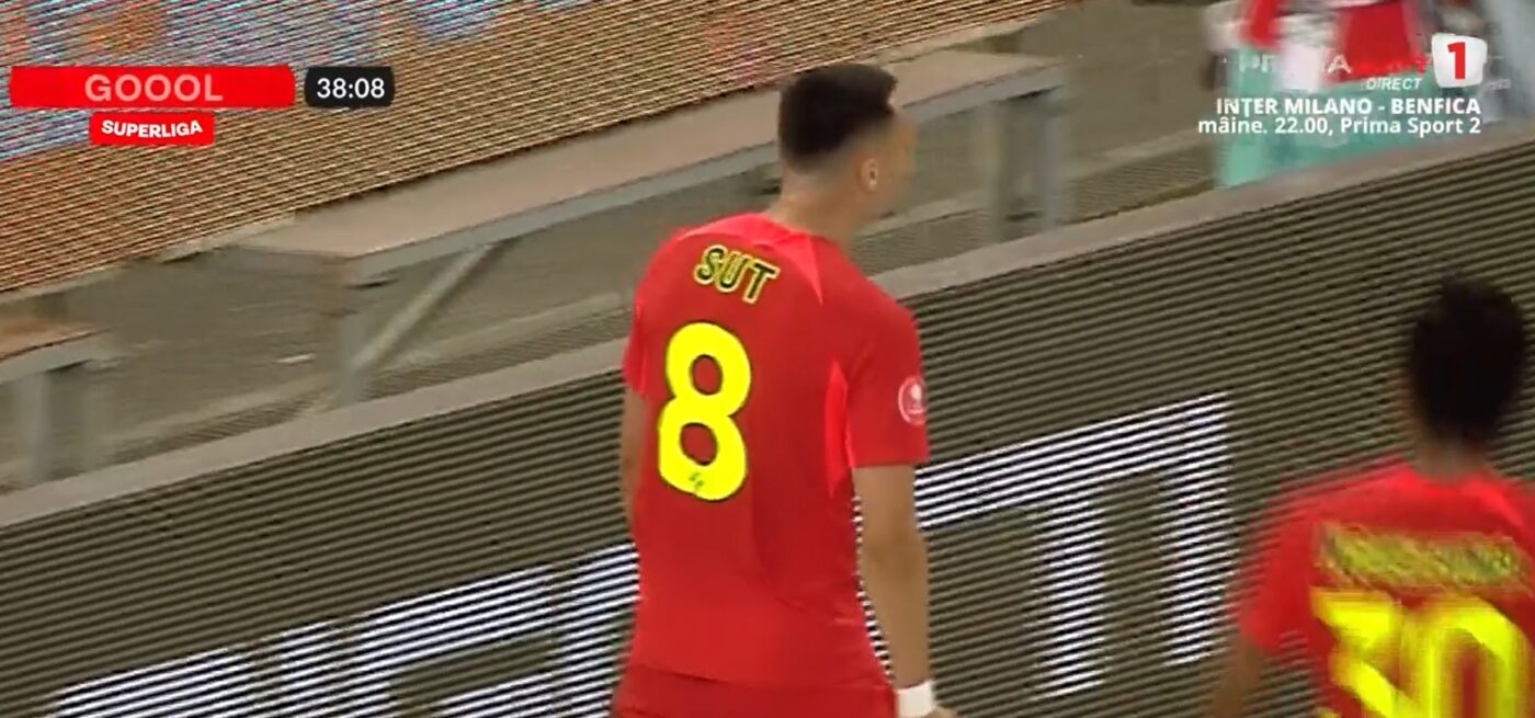 Ce va mai zice Gigi Becali acum? Adrian Șut a marcat în FCSB – U Cluj, după ce patronul a zis că „este cel mai bun închizător pe care l-am avut” | VIDEO