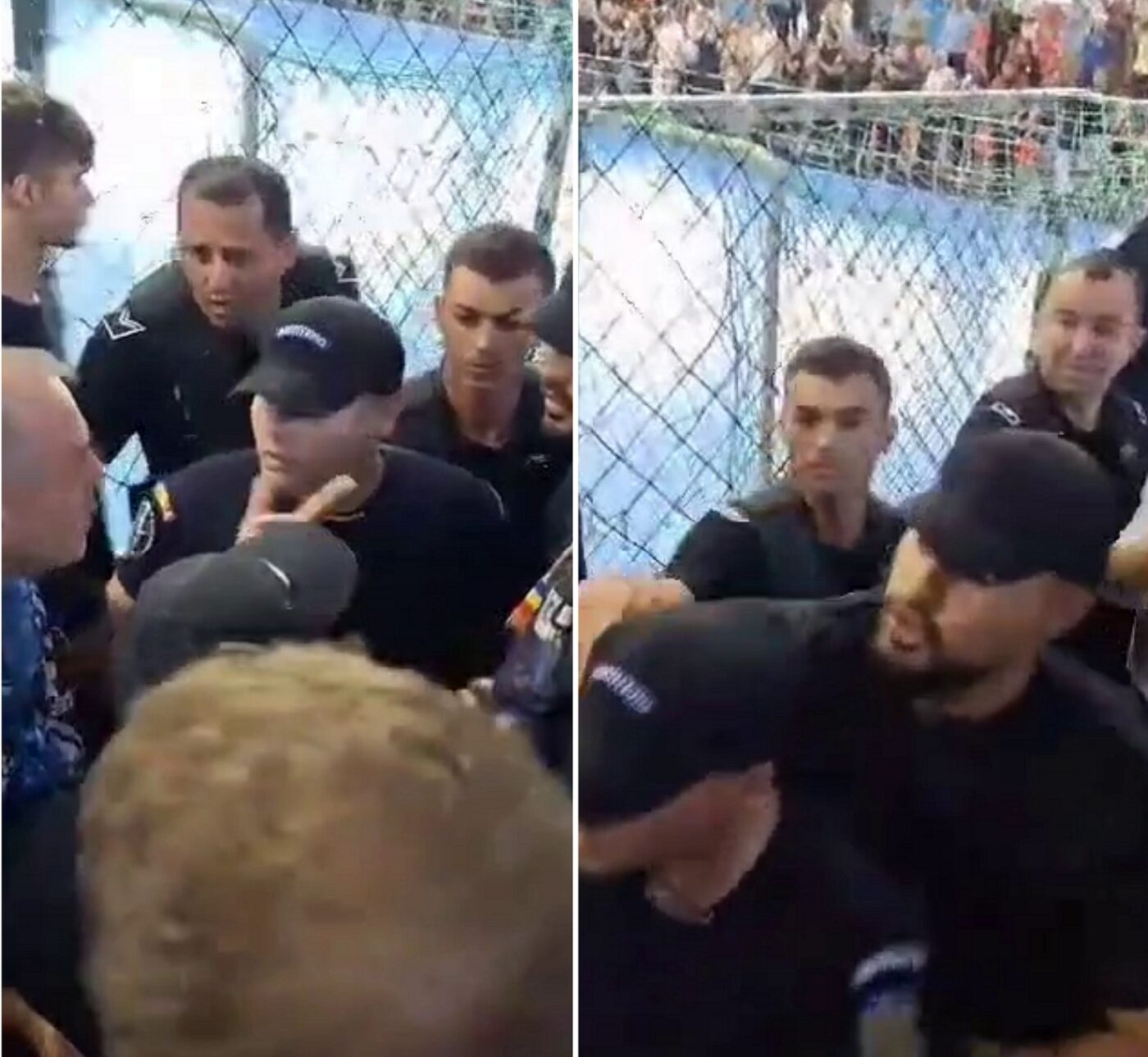 Scene incredibile la meciul de handbal Măgura Cisnădie – SCM Rm. Vâlcea! Jandarmii au fost deranjați de bucuria oaspeților și au folosit gazul lacrimogen! Victima agresiunii: fetița șefului de galerie | FOTO&VIDEO