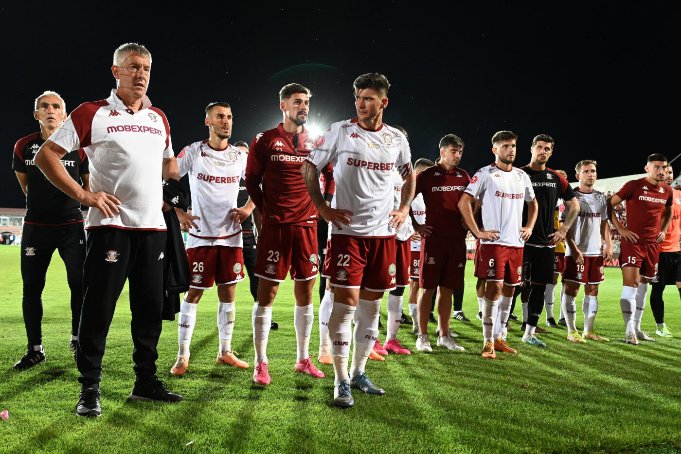 Pierdere importantă pentru Rapid! Fundașul lui Cristiano Bergodi s-a accidentat și e out pentru partida cu Poli Iași