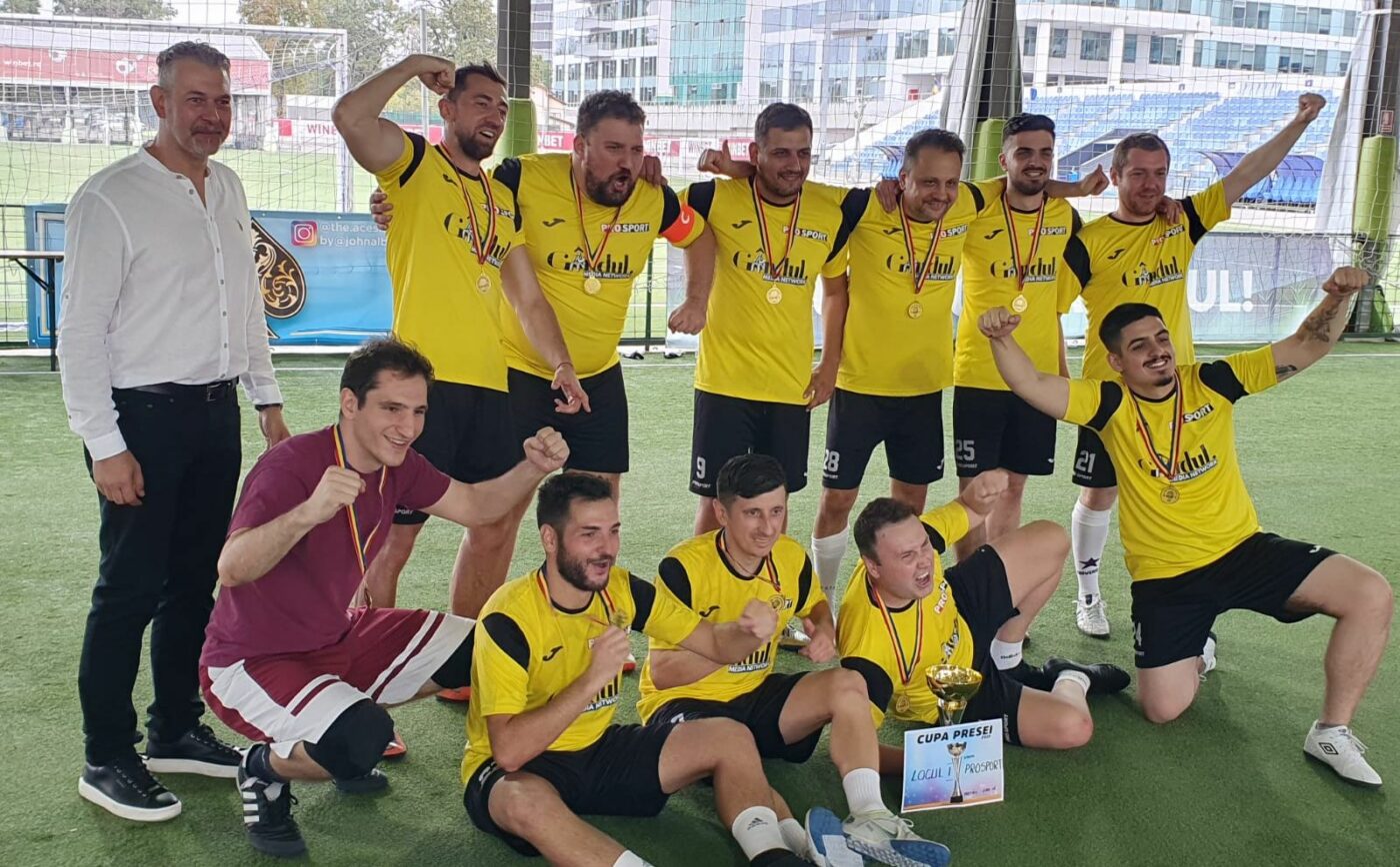ProSport a câștigat Cupa Presei 2023! Jurnaliștii trustului Gândul, campioni după o finală încinsă cu Pro TV | FOTO & VIDEO