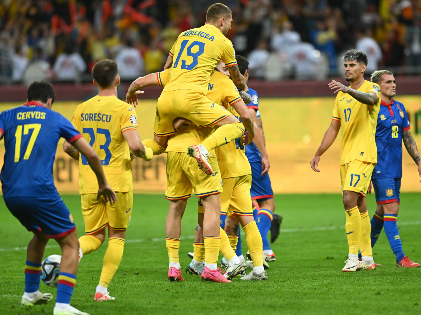 România – Andorra 4-0, în preliminariile EURO 2024. „Tricolorii” urcă pe primul loc în Grupa I!