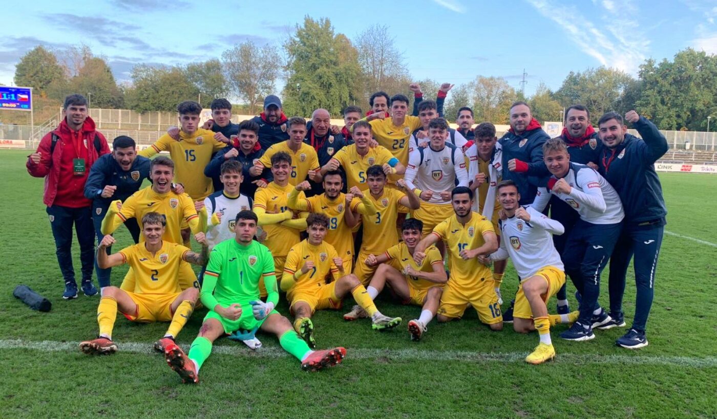 România U19 s-a calificat la Turul de Elită după remiza cu Cehia! Ce urmează pentru echipa națională condusă de către Adrian Dulcea