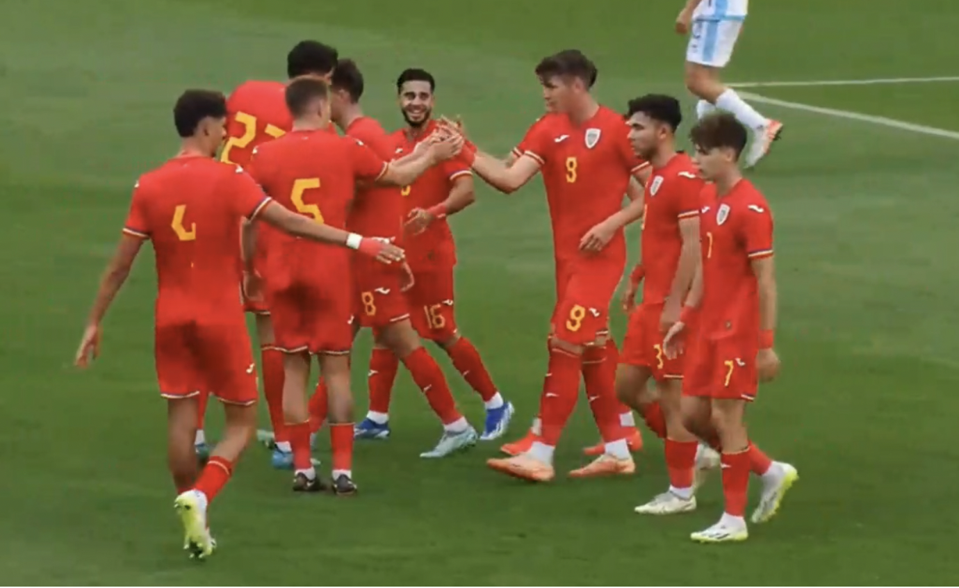 România U19 face spectacol și e la un pas de calificarea la EURO 2024! Am zdrobit San Marino cu un scor uriaș