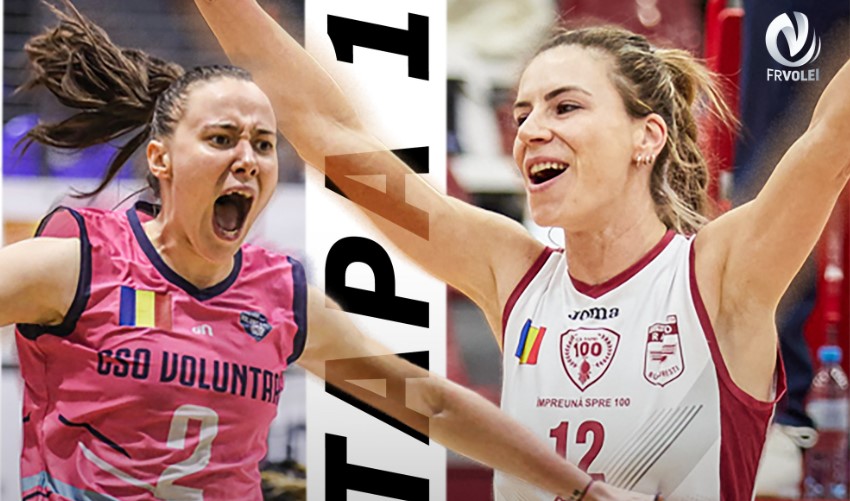Start în voleiul feminin intern! Care este programul primei runde și ce noutate tehnologică aduce derby-ul CSO Voluntari – Rapid