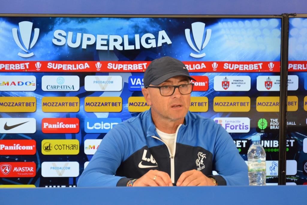 Leo Grozavu, furios pe jucătorii săi după ce echipa de pe ultimul loc a revenit de la 1-0 în meciul Botoșani – Poli Iași: „Lipsă de concentrare!”
