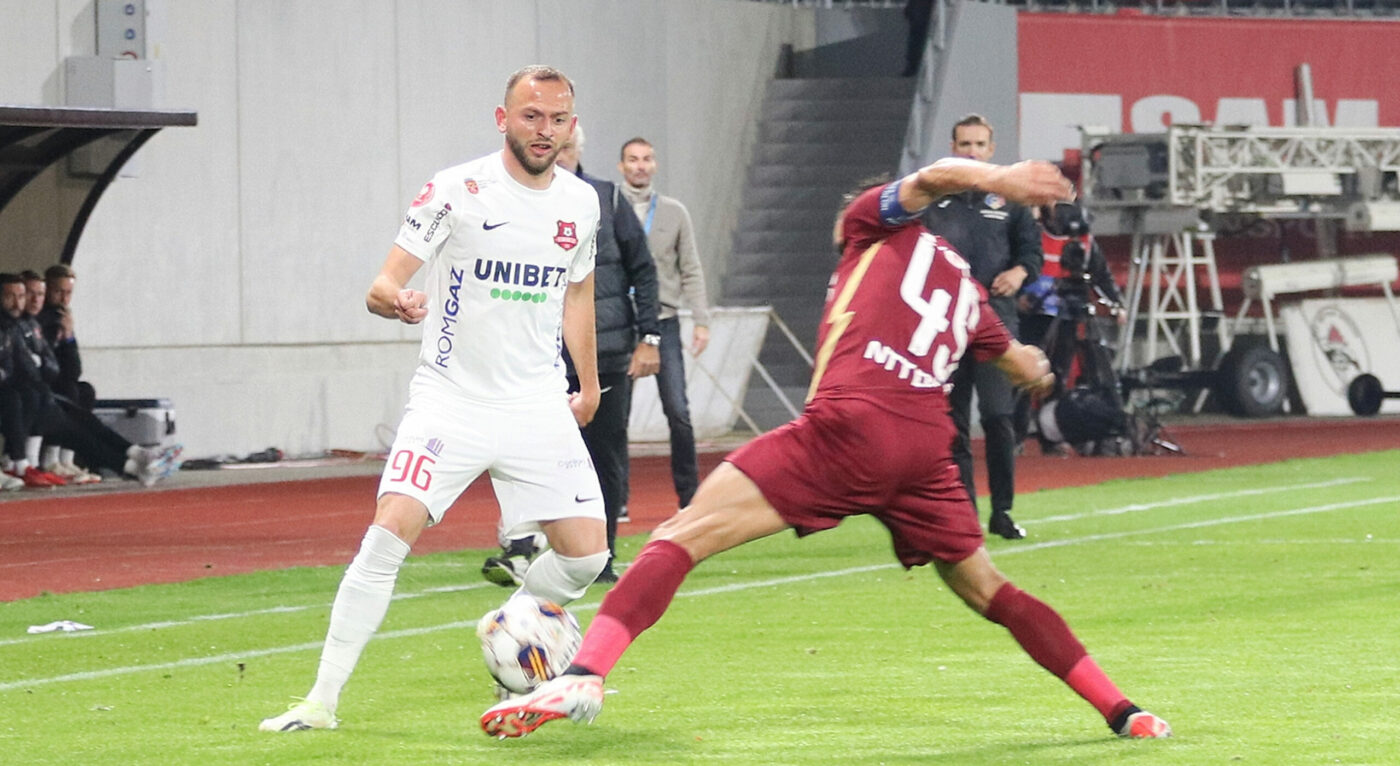 FC Hermannstadt – CFR Cluj 1-0, în etapa a 15-a din Superliga | Ardelenii ratează ocazia de a urca pe primul loc și FCSB rămâne lider!
