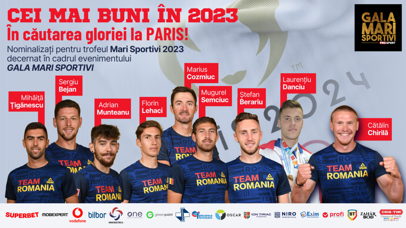 Gala Mari Sportivi ProSport 2023. Ei sunt cei patru canotori care pot aduce aurul pentru România la Jocurile Olimpice Paris 2024