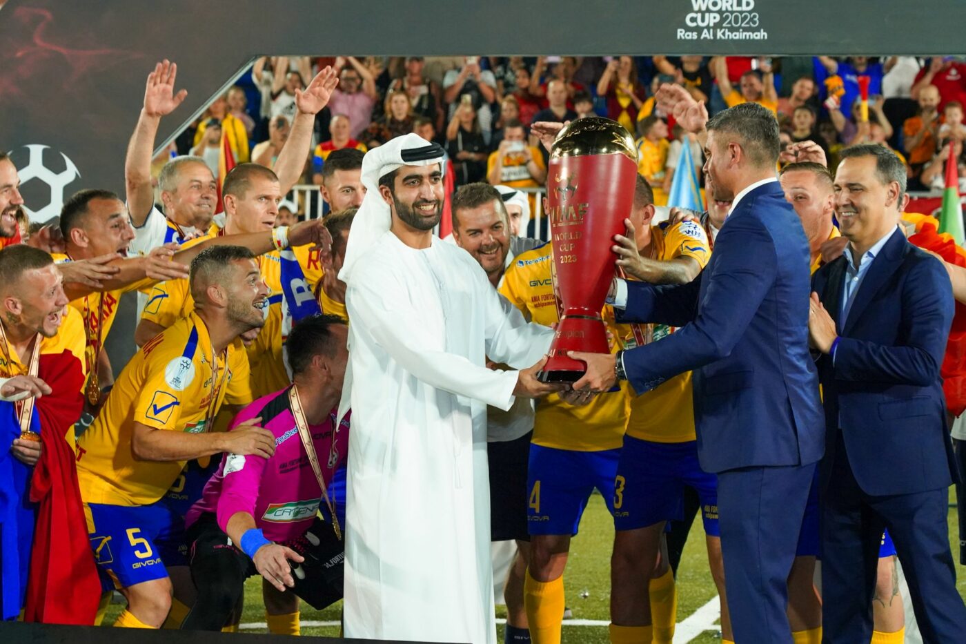 Cine sunt fotbaliștii români campioni mondiali la minifotbal. Singurul fost jucător cunoscut de teren mare a fost la un pas să rateze competiția