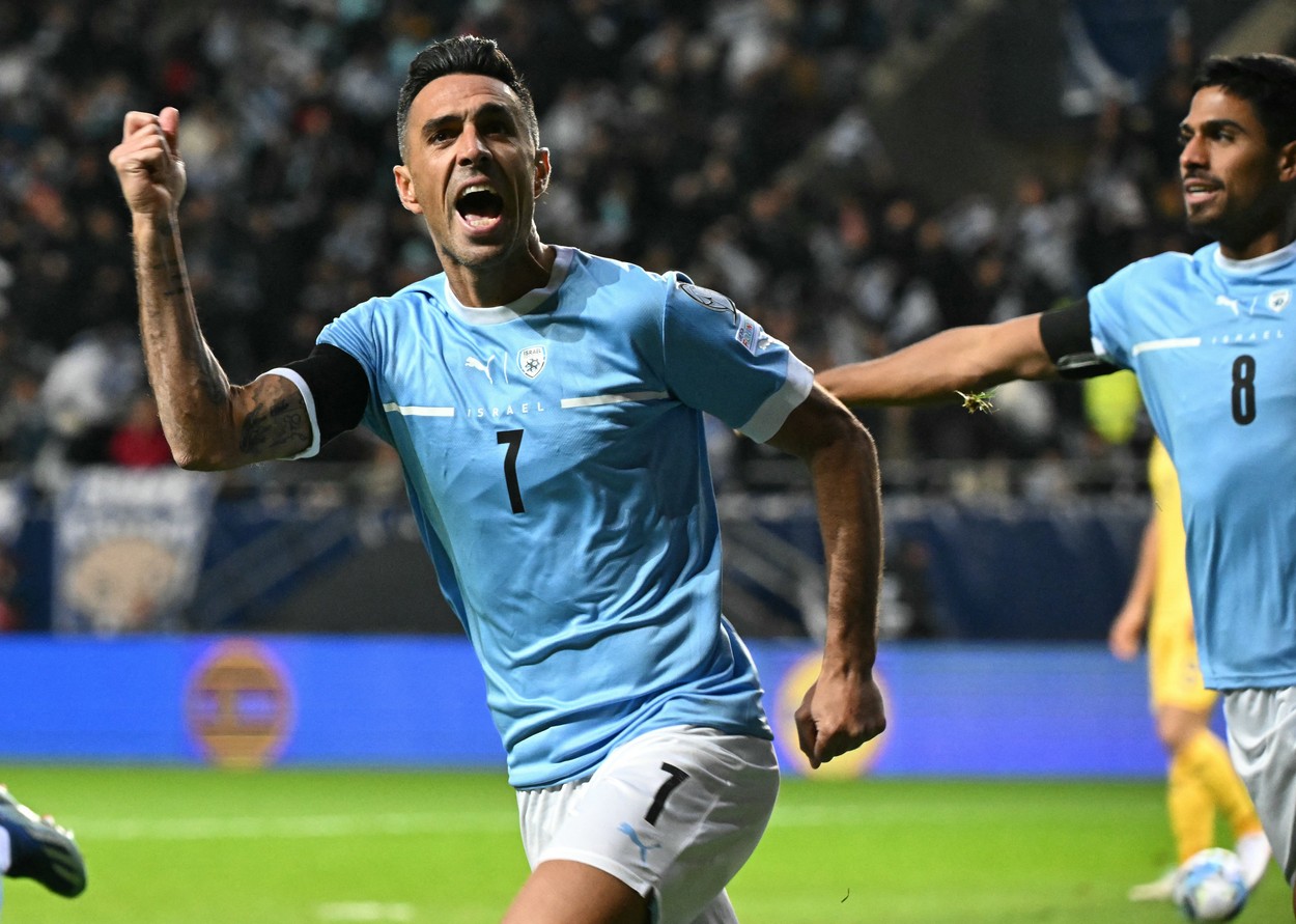 Dezastru pentru România încă din minutul 2: fotbalistul care s-a retras din naționala Israelului marchează după ce Pușcaș și-a pierdut omul din marcaj | VIDEO