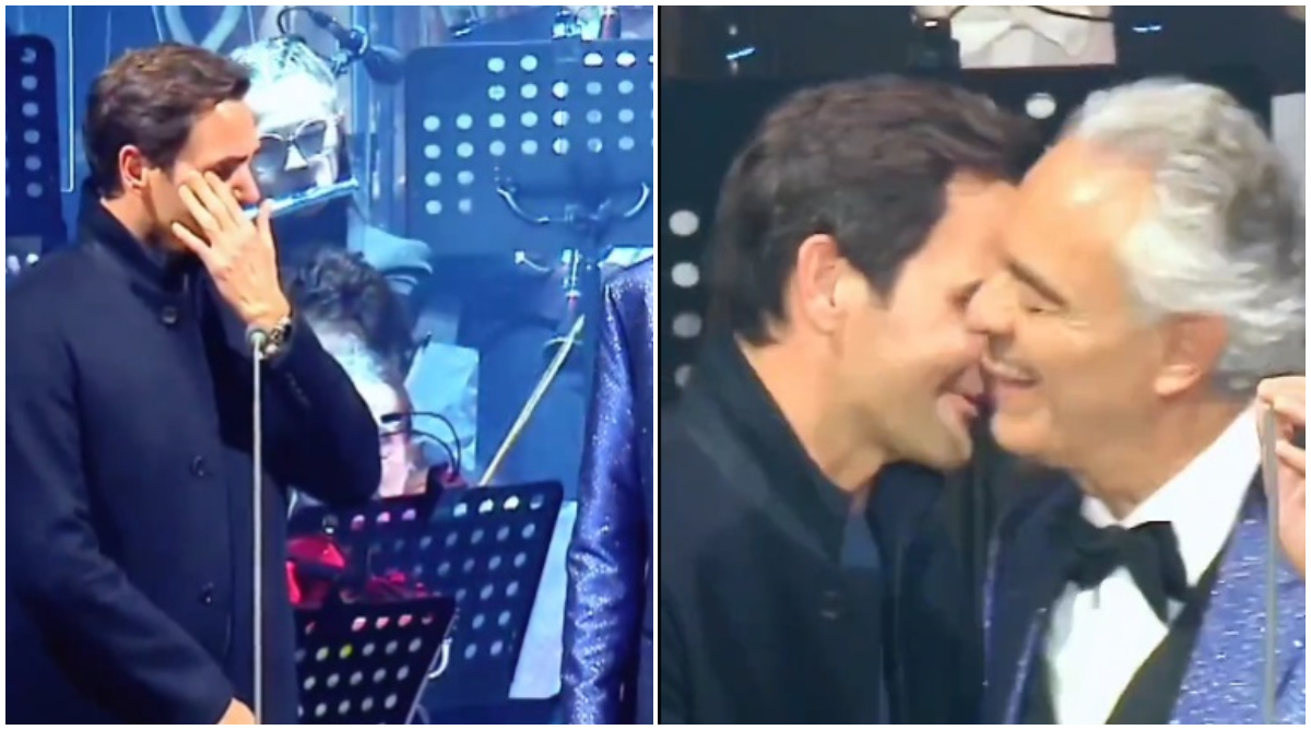 Roger Federer, chemat pe scenă de Andrea Bocelli în mijlocul concertului: „Avem o legendă vie printre noi!” Ce a urmat i-a emoționat pe toți | VIDEO
