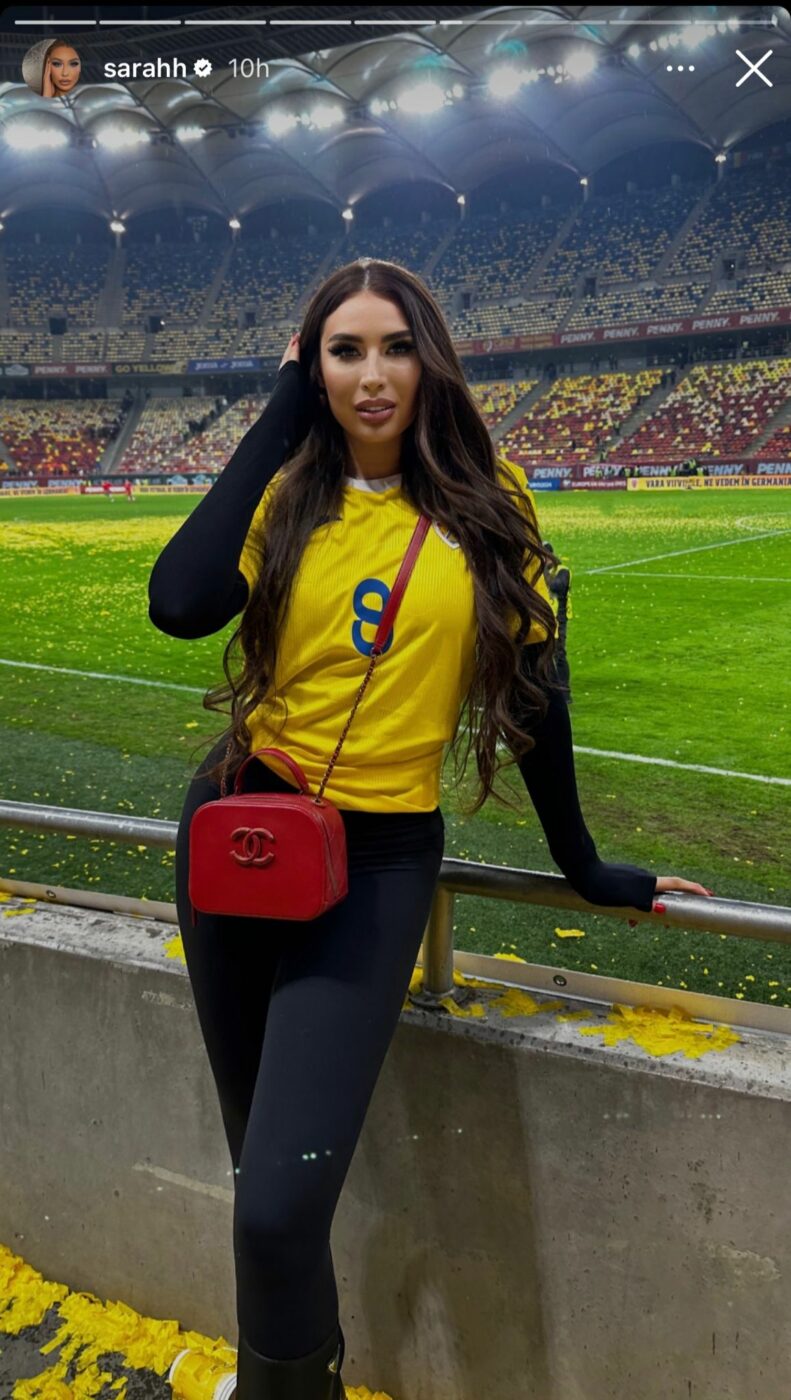 Fiica Anamariei Prodan, iubita unui fotbalist de națională, crescut de Gică Hagi? Sarah, apariție misterioasă în tricoul jucătorului. GALERIE FOTO
