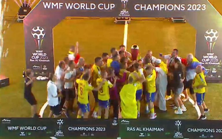 Imagini senzaționale cu noua campioană mondială la minifotbal! România a sărbătorit pe teren după victoria din finala cu Kazahstan | GALERIE FOTO