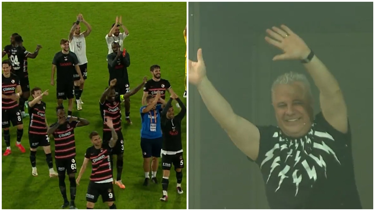 Marius Șumudică i-a molipsit și pe jucători! Show total după Alanyaspor – Gaziantep: antrenorul a dansat în lojă, iar fotbaliștii pe teren | VIDEO