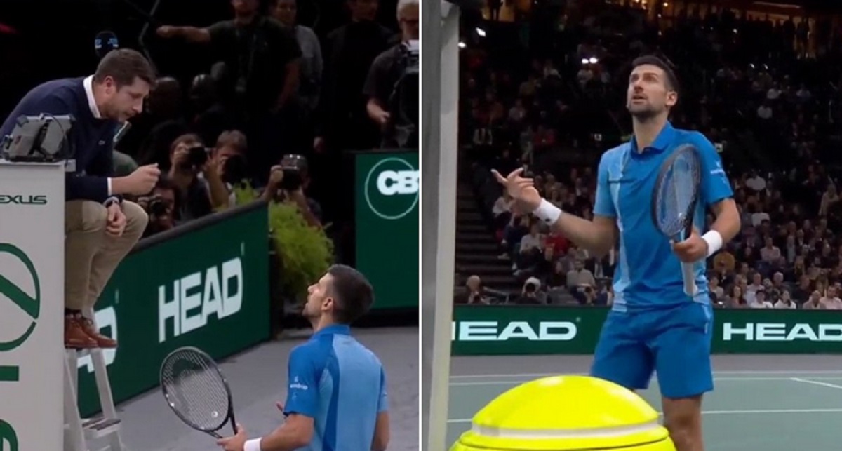 Novak Djokovic, scandal cu arbitrul la meciul cu Holger Rune de la Paris: „Cheamă supervizorul!” Decizia care l-a scos din sărite pe liderul mondial
