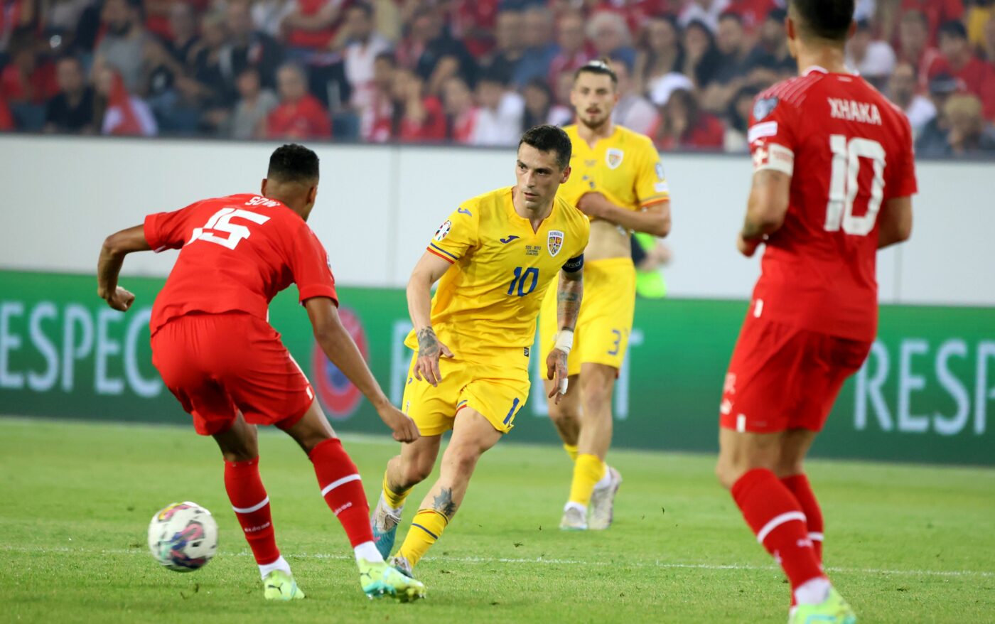 România – Elveția 0-0, Live Video Online, în ultima etapă a preliminariilor EURO 2024 | Lui Stanciu nu îi iese „specialitatea casei”