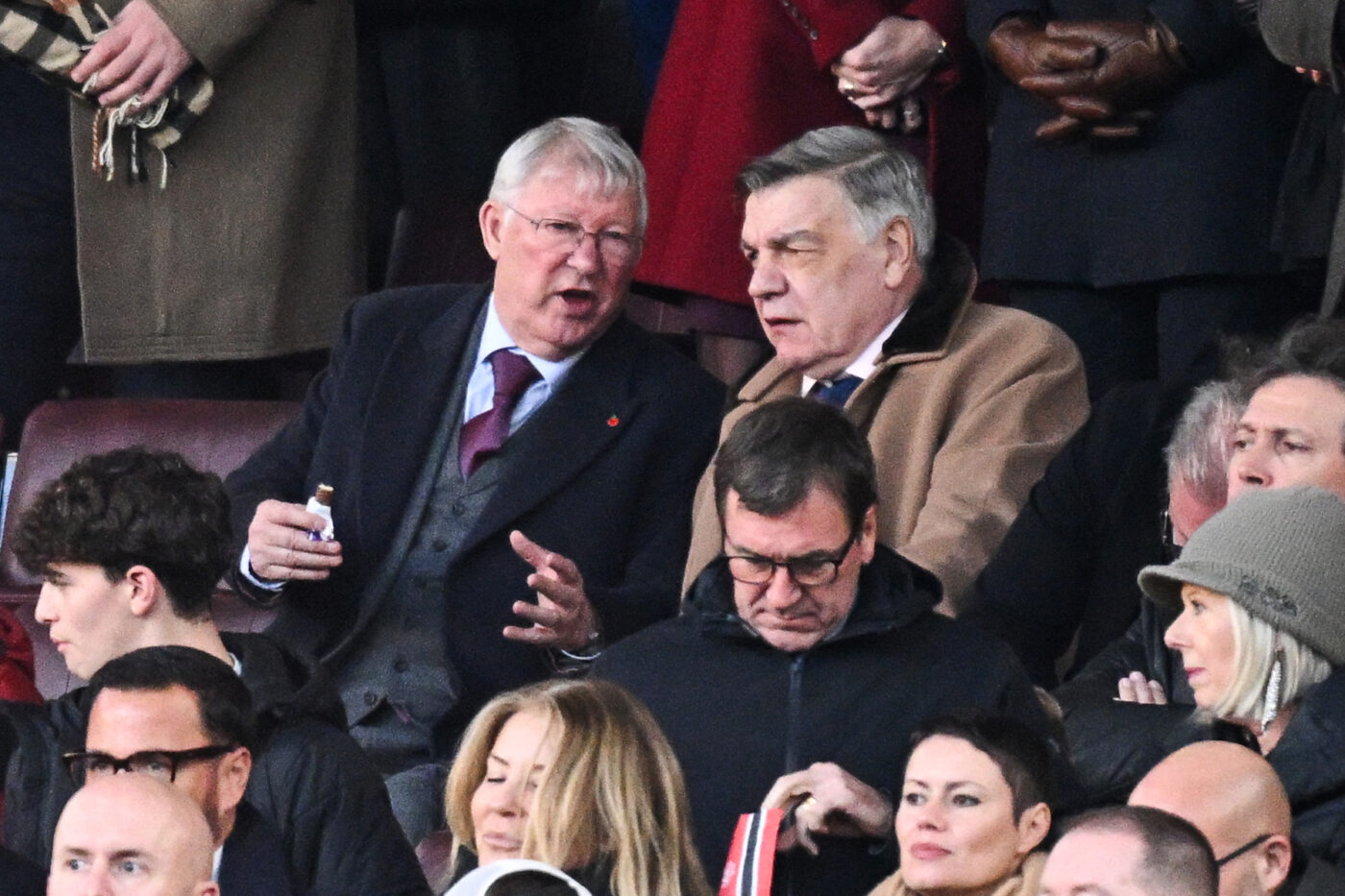 Sam Allardyce a privit de lângă Sir Alex Ferguson duelul Manchester United - Luton 1-0