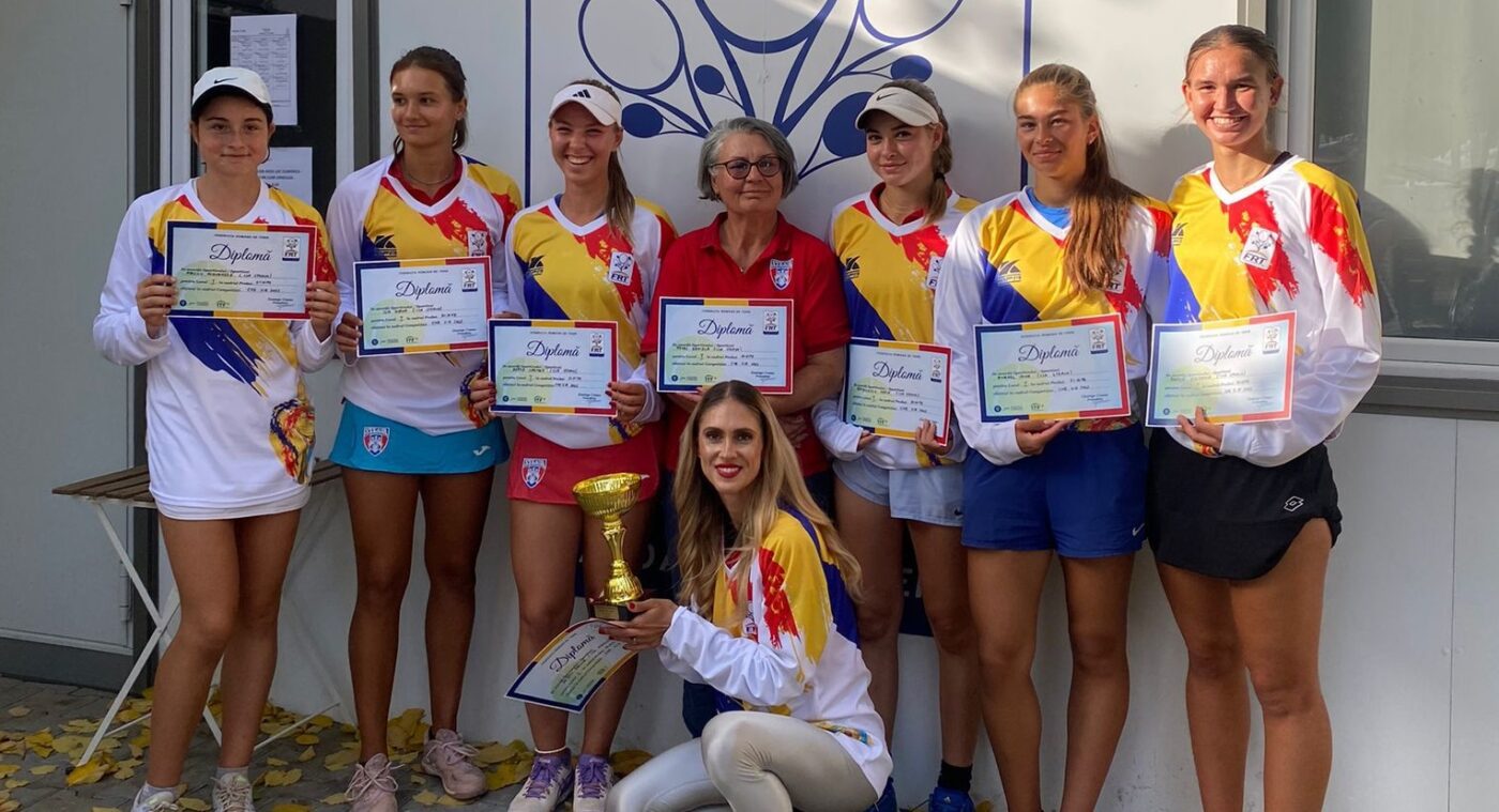 Urmașele Simonei Halep vin de la Steaua! Clubul roș-albastru a câștigat ambele titluri la Campionatul Național de tenis pe echipe U18 | FOTO