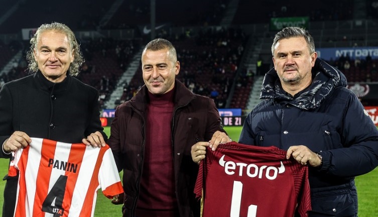Cristi Panin, omagiat de UTA și CFR Cluj, singurele echipe din cariera sa. „Mereu a jucat cu sufletul”