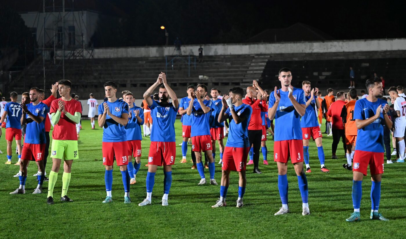 FC Bihor – Dinamo 1-1, în runda a doua a grupelor Cupei României | „Câinii” au văzut roș-albastru în fața ochilor! Gazdele au obținut primul punct