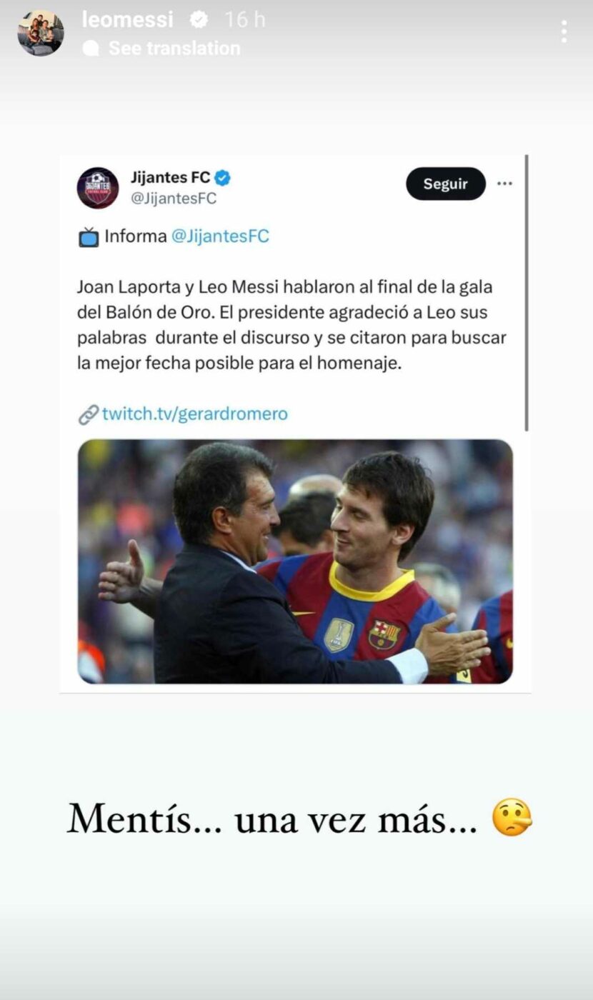 Leo Messi, reacție fără precedent pe Instagram