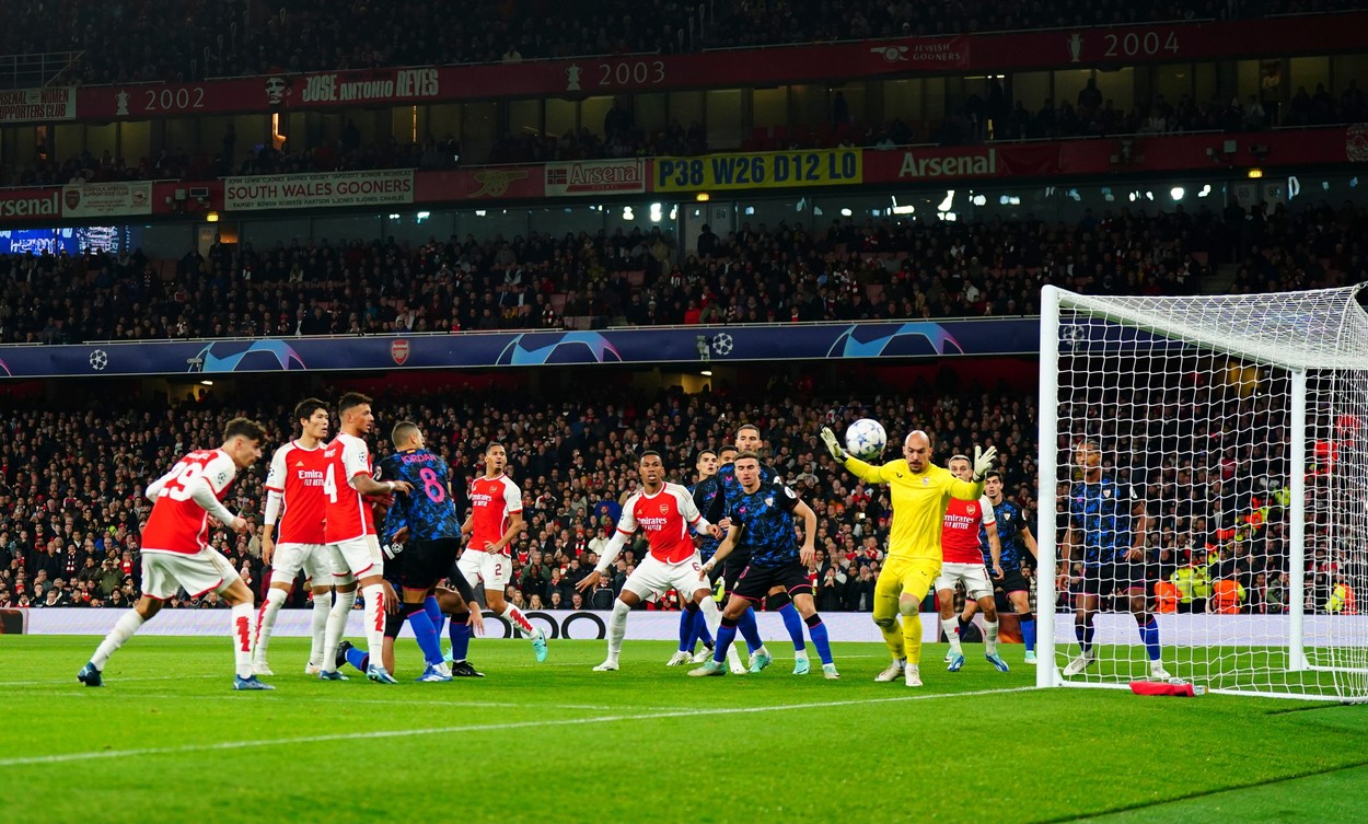 O nouă seară de gală în Liga Campionilor, Live Video Online! Arsenal – Sevilla 2-0 | Real Madrid – Braga 3-0 | Bayern – Galatasaray 2-1