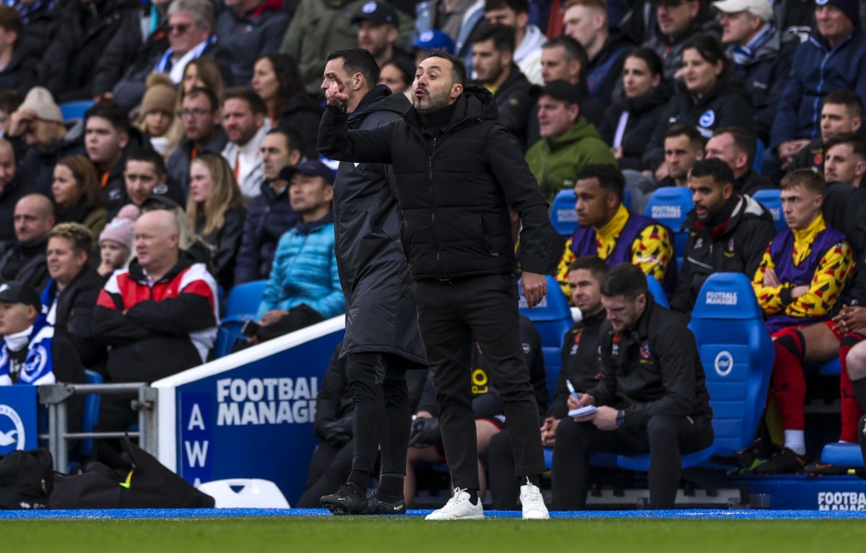 Roberto De Zerbi s-a înfuriat, chiar și cu riscul unei suspendări, după ultima etapă din Premier League: „80% dintre arbitrii englezi nu-mi plac!”