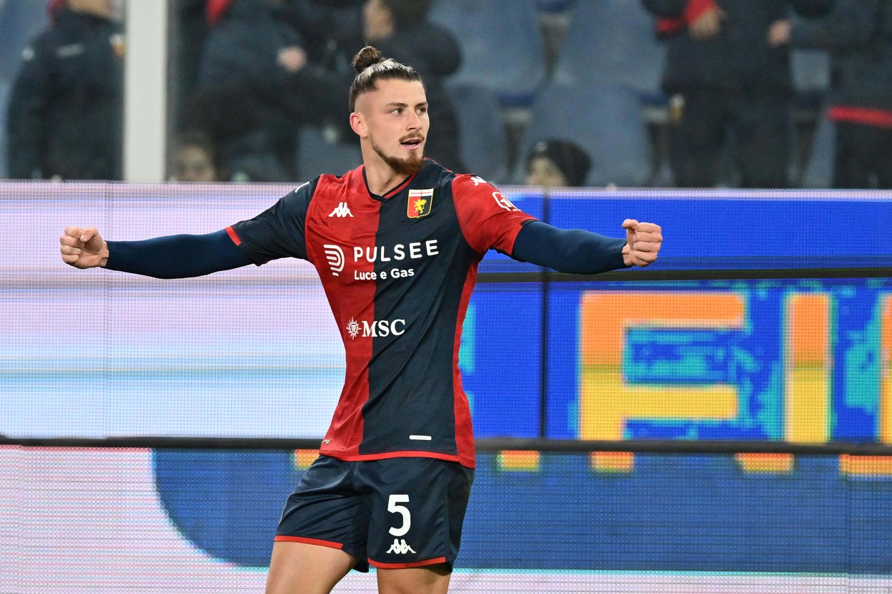 Radu Drăgușin, la primul gol în Serie A! Românul a tras cu exteriorul, cu sete, și a adus victoria în Genoa – Verona