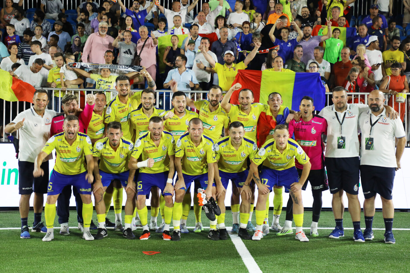 România – Kazahstan 2-2 (14-13 d.l.d), în finala Campionatului Mondial de minifotbal. „Tricolorii”, campioni mondiali pentru prima dată în istorie, după o revenire fantastică de la 0-2!