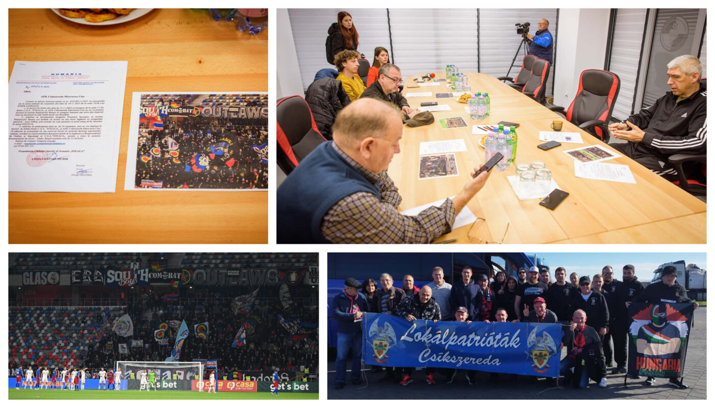”Amintește de epoca Ceaușescu!” Steaua și colonelul Bichir, arătați cu degetul de președintele FK Miercurea Ciuc. Harghitenii fac scandal și bagă din nou bățul prin gard pe tema scandărilor xenofobe la adresa Ungariei: ”Intrăm în justiție din cauza discriminării suporterilor noștri”