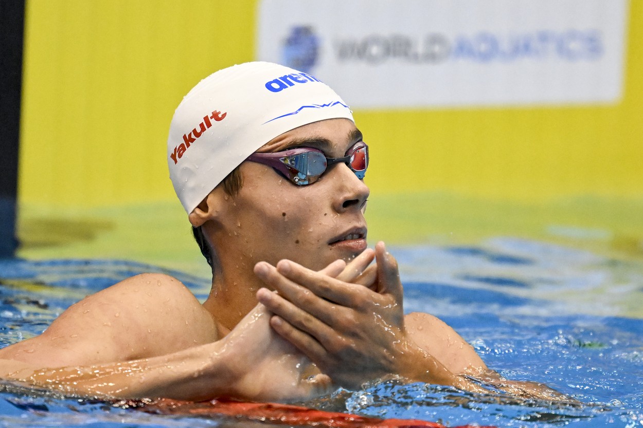 David Popovici, în centrul atenției înainte de Campionatele Europene de înot în bazin scurt
