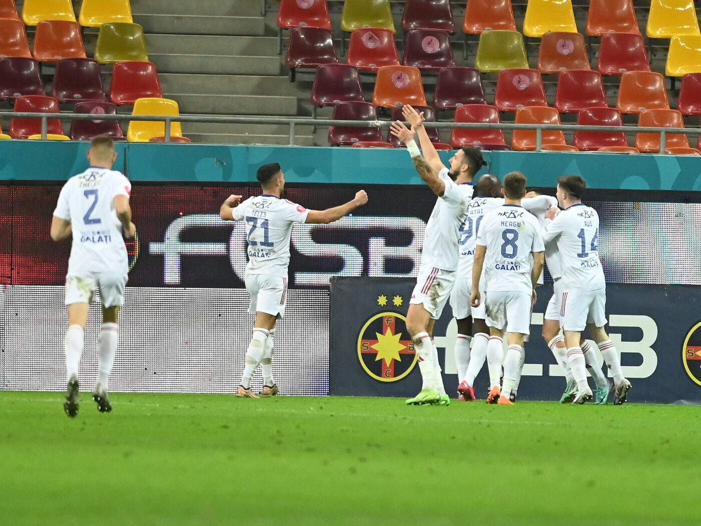 FCSB – Oțelul Galați 0-2, în etapa 18 din Superliga. Liderul, îngenuncheat pe Arena Națională de trupa lui Dorinel Munteanu