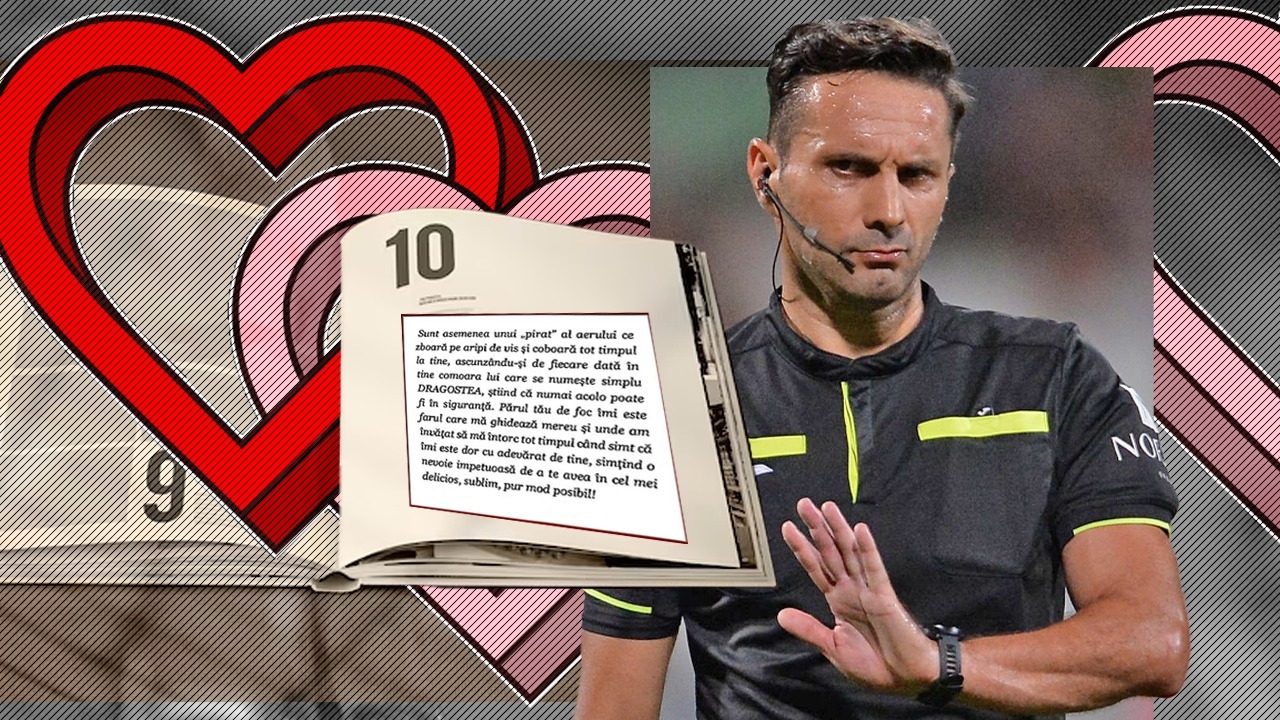 Latura ascunsă a lui Sebastian Colțescu, centralul care a aruncat în aer derby-ul CFR – FCSB 1-1 cu decizia de la golul lui Florinel Coman! Controversatul arbitru a publicat o carte de poezii cu tentă erotică: „Simțind o nevoie impetuoasă de a te avea în cel mai delicios, sublim, pur mod posibil”. EXCLUSIV