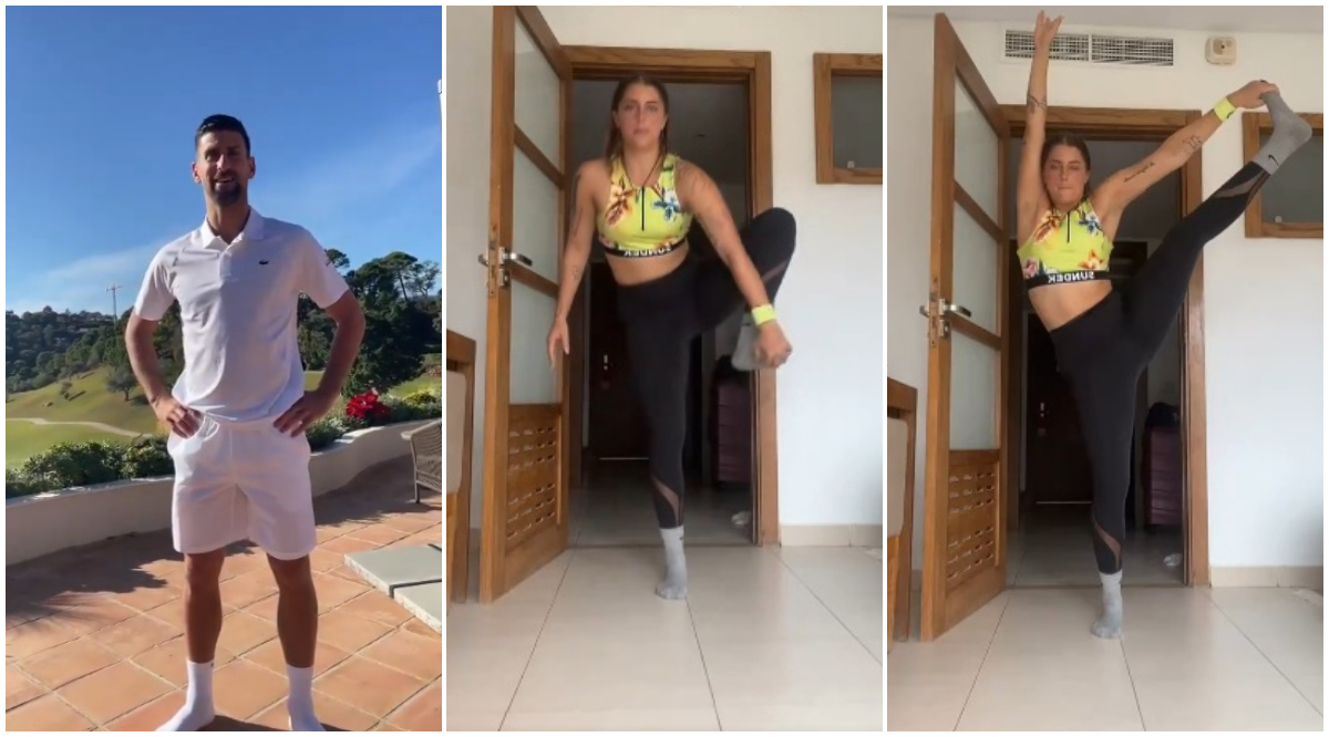 O jucătoare din România a acceptat provocarea îndrăzneață a lui Novak Djokovic și i-a arătat sârbului cât este de flexibilă. VIDEO