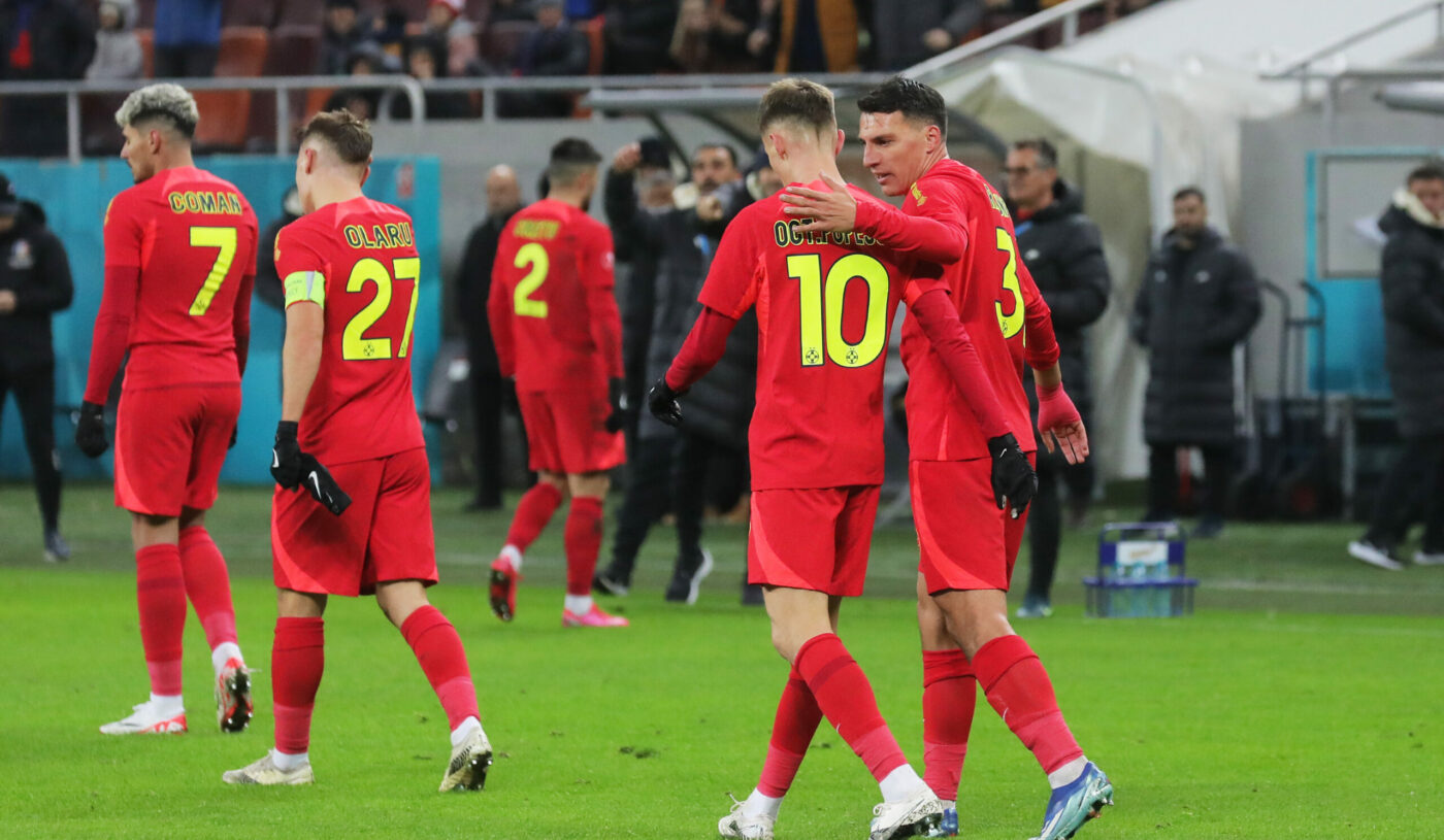 FCSB – FC Hermannstadt 3-0, Live Video Online în etapa 20 din Superliga. Flo-ri-nel! Înscrie și Coman pe Arena Națională!