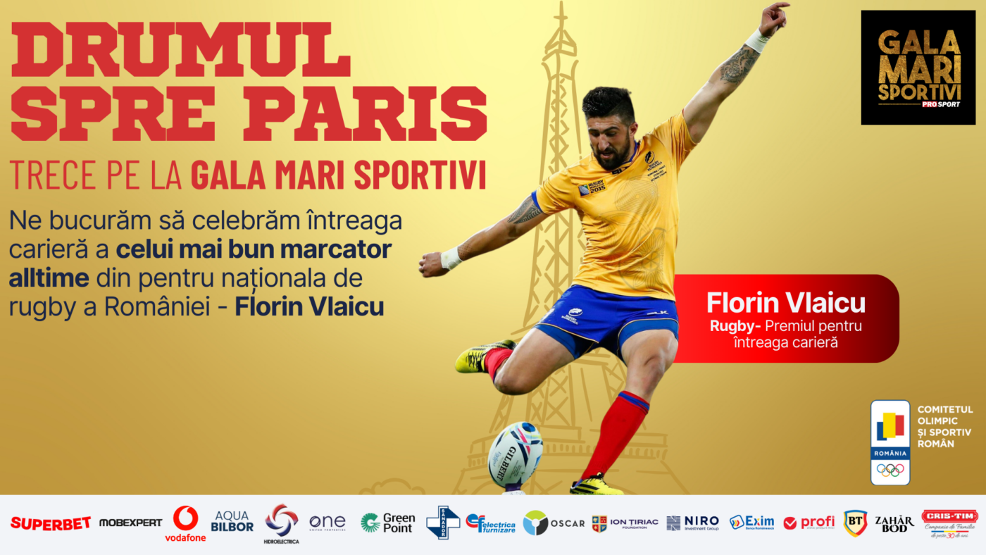 Mesajul emoționant al lui Florin Vlaicu la Gala Mari Sportivi ProSport 2023: „Decât să păcălesc sportul, mai bine agâț ghetele în cui”. VIDEO