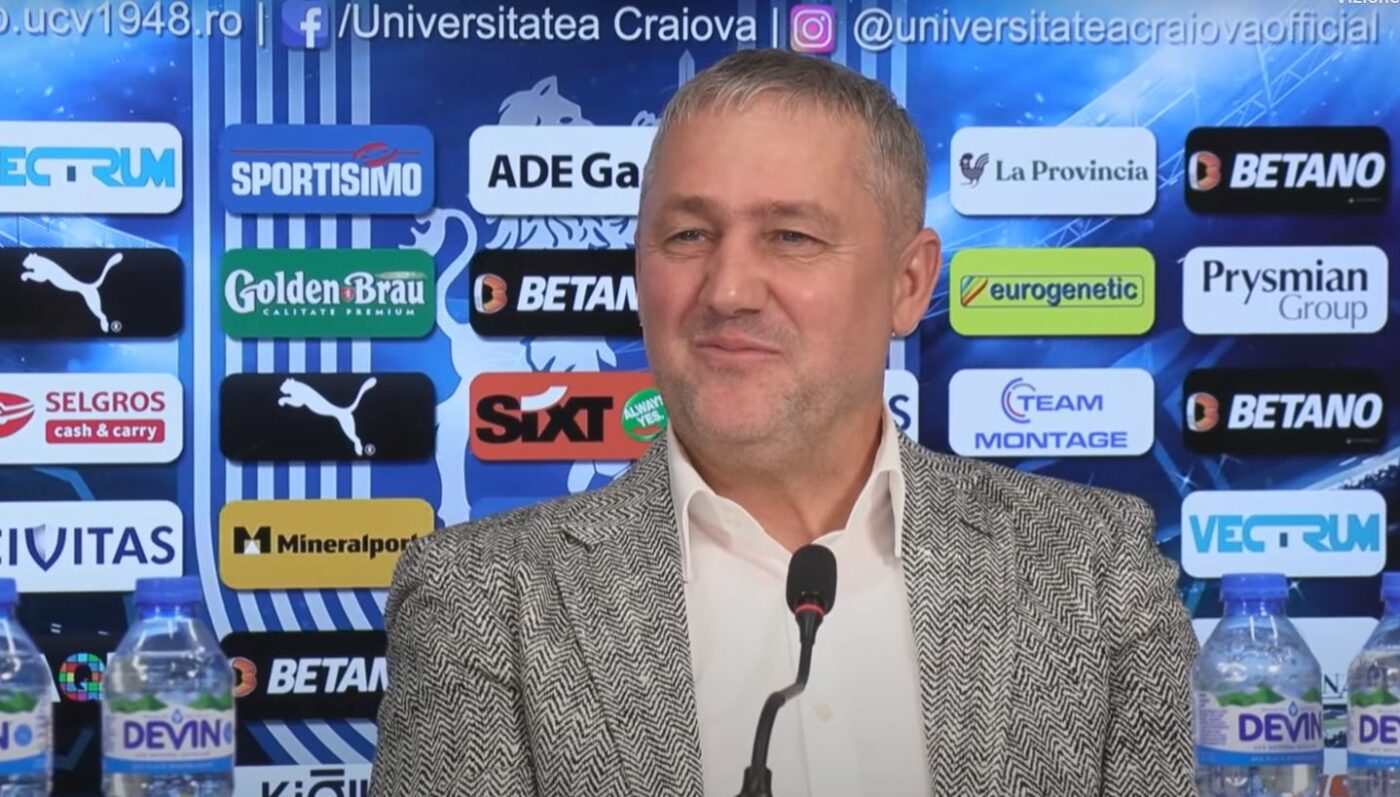 Lovitură de imagine dată de Mihai Rotaru. Fostul căpitan al Universităţii Craiova intră în galeria ambasadorilor clubului, chiar la meciul cu CFR Cluj: „Sunt onorat”